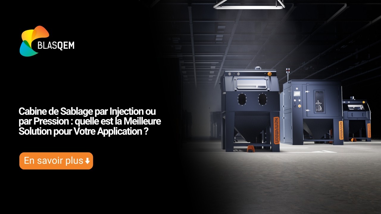 NORMFINISH: Cabine de Sablage par Dépression ou par Surpression