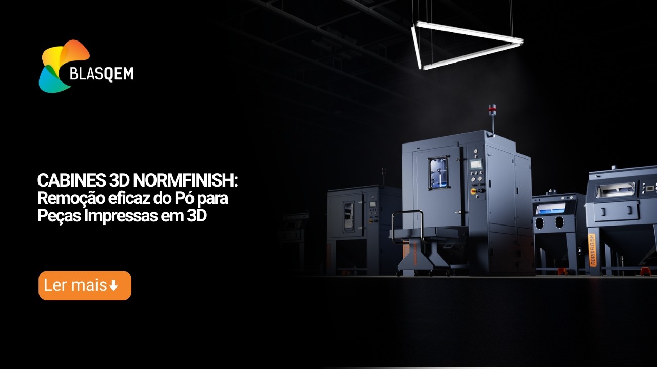 CABINES 3D NORMFINISH: Remoção eficaz do Pó para Peças Impressas em 3D