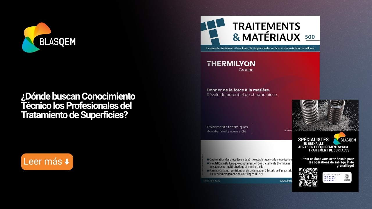 ¿Dónde buscan Conocimiento Técnico los Profesionales del Tratamiento de Superficies?
