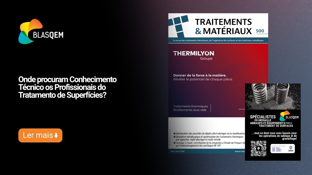 Onde procuram Conhecimento Técnico os Profissionais do Tratamento de Superfícies?