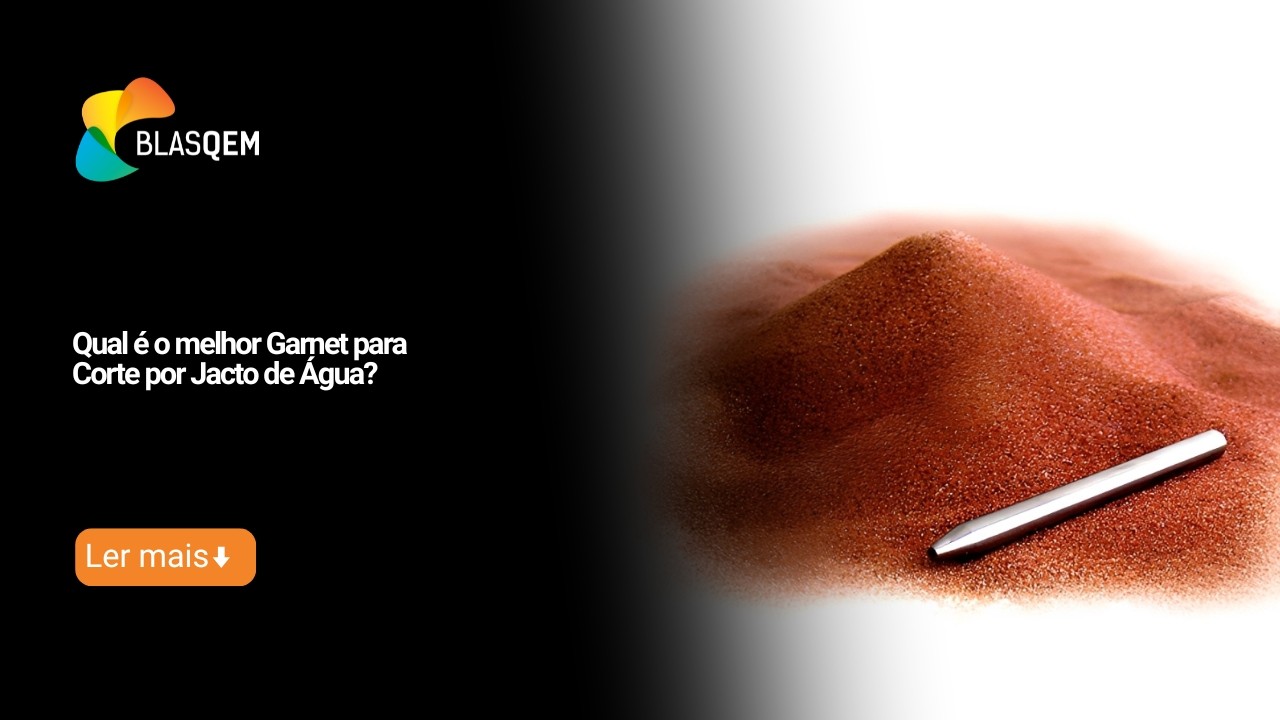 Qual é o melhor garnet para corte por jacto de água?